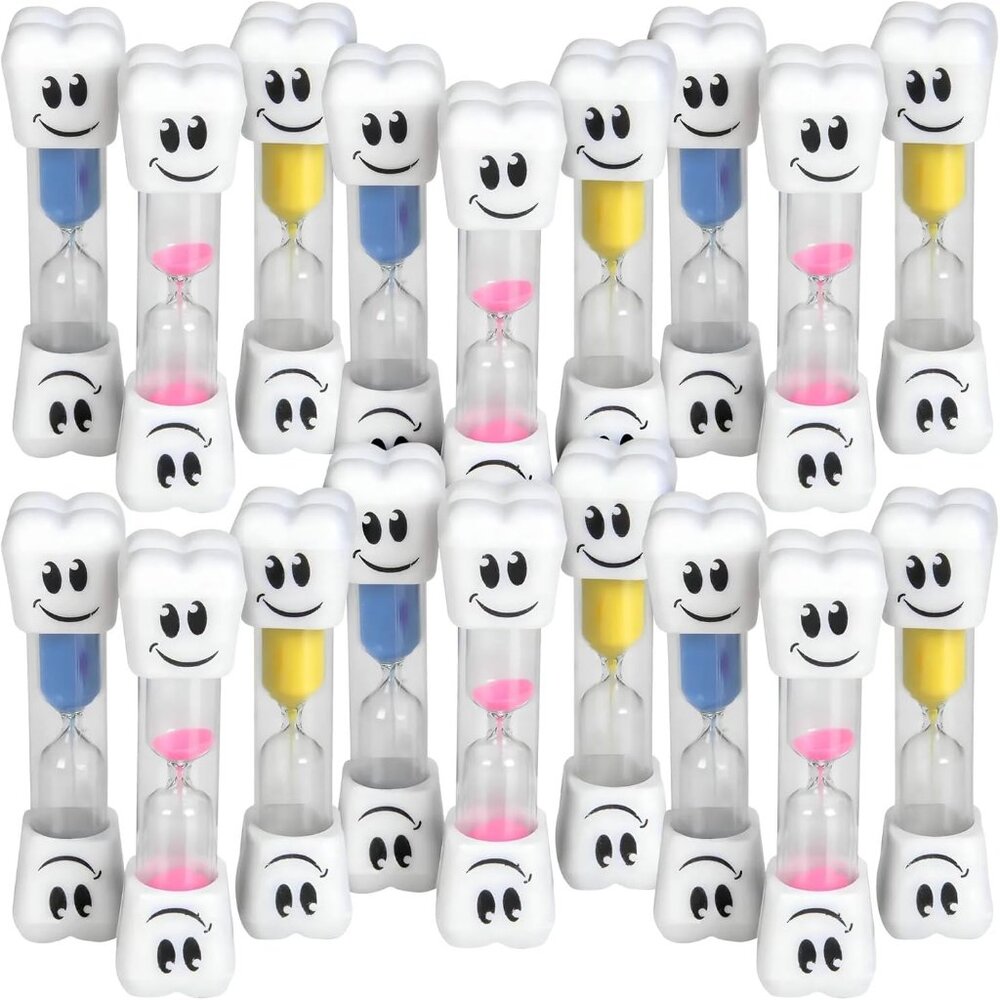 Smile Tooth 2 Minute Sand Timer Assorted Colors